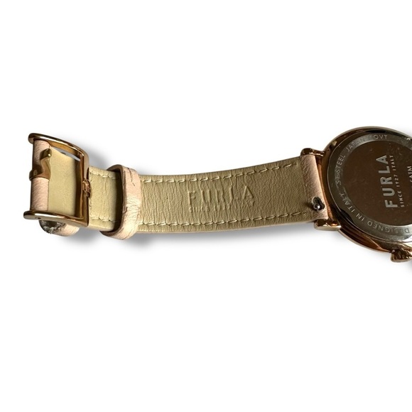 Furla Easy Shape Watch Nude Leather Strap Rose Gold Case 32mm main image 7